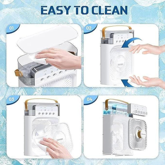 Multifunction Water Spray Mist USB electric Fan Cooler