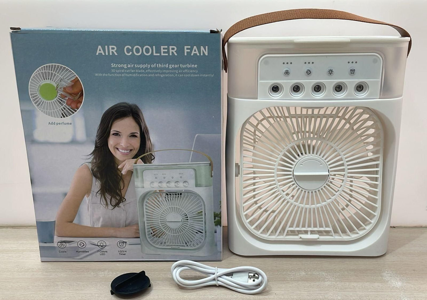 Multifunction Water Spray Mist USB electric Fan Cooler